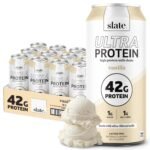 Slate Milk Vanilla Ultra 42g High Protein Milk Shake (12 Cans)